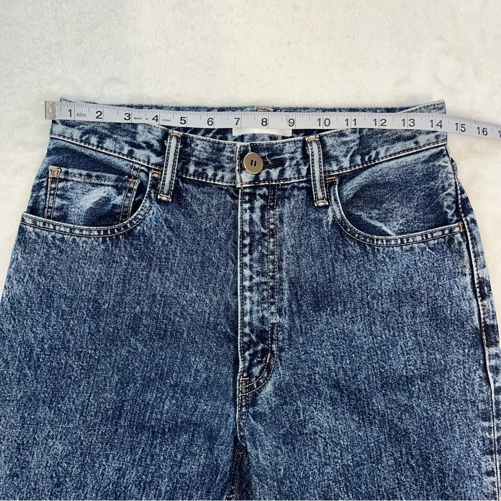 Moussy Vintage Acid Wash Boy Skinny Jeans‎ Size 27 High Rise Ankle Cropped - Picture 9 of 11